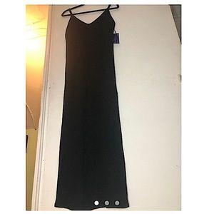 midi to mid-calf black dress!